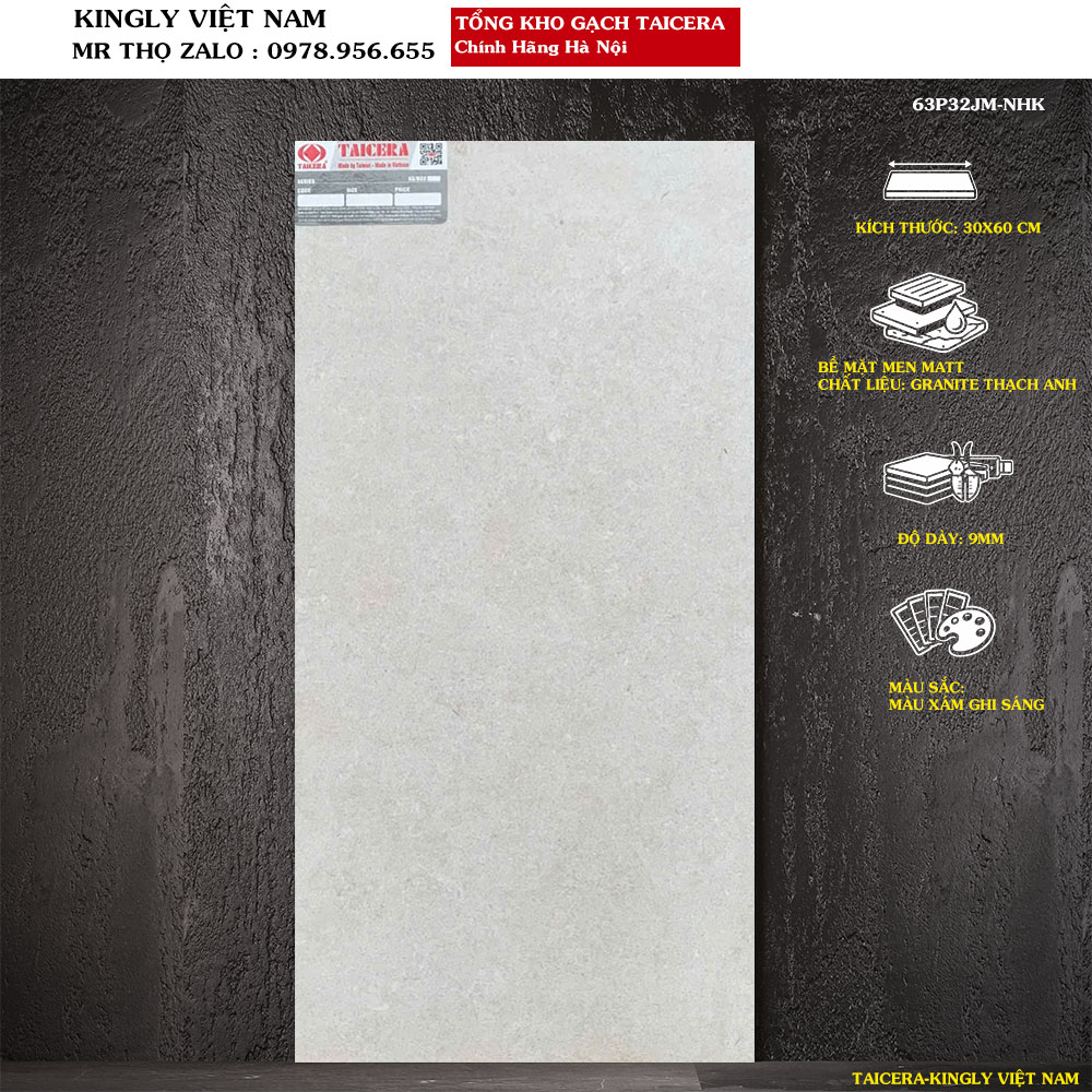 Gạch Taicera 30x60 cm 63P32JM Loại 1